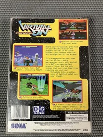 Virtual On: Cyber Troopers (Sega Saturn, 1996) CIB Complete w Reg Card - Tested