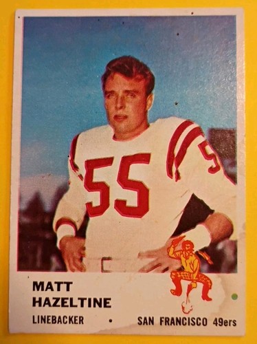 Matt Hazeltine #66 1961 Fleer card