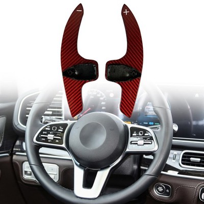 2×Für Benz GLS X166 17-22 Carbon Fiber Lenkrad Paddle Shifter Verlängerung