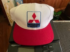 Mitsubishi Motors Cars Trucks Adjustable Cap Red White Mitsubishi Motors Cars Trucks Adjustable Cap Red White