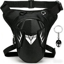 Motorcycle Leg Bag, Thigh Bag for Men Women, Water-Resistant Drop Leg Pouch w...
