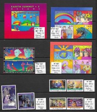 Lot de timbres des Nations Unies, descriptif à voir