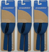 Croakies Original Solid Eyewear Retainer, M/L 11-17mm - Navy 3-Pack
