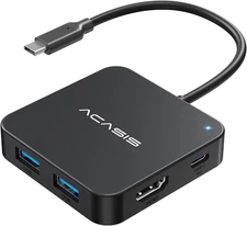 USB C Hub 10Gbps, 6-In-1 Multiport Adapter with 4K 60Hz HDMI, 100W Power Deliver