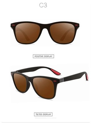 Square Polarized Sport Sunglasses Men Women Riding Fishing Driving Glasses UV400