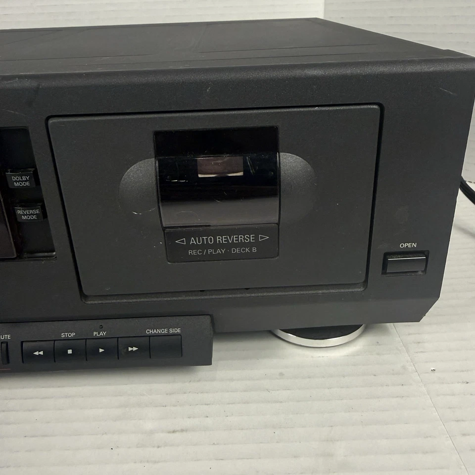 De colección Philips 900 Series Doble Auto Inverso Cassette Tape Deck FC 911 Foto 4 de 4
