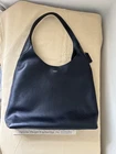 Brooklyn Shoulder Bag 39 Black Leather  EUC