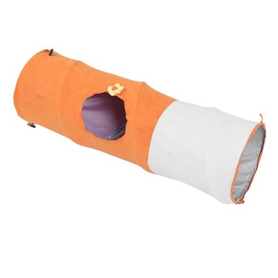 Oxford Cloth Foldable Cat Tunnel Play Tube With Catnip For Kittens