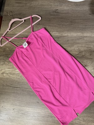 Pinkes Sommerkleid mit Schlitz |Pimkie | Gr. L