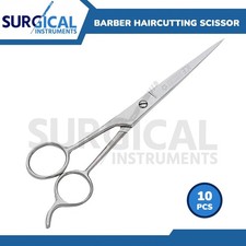 10 Pcs 7" Hair Cutting Scissors Barber Shears - ICE Tempered German Grade