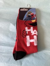 NWT Sesame Street Elmo HaHaHa Socks