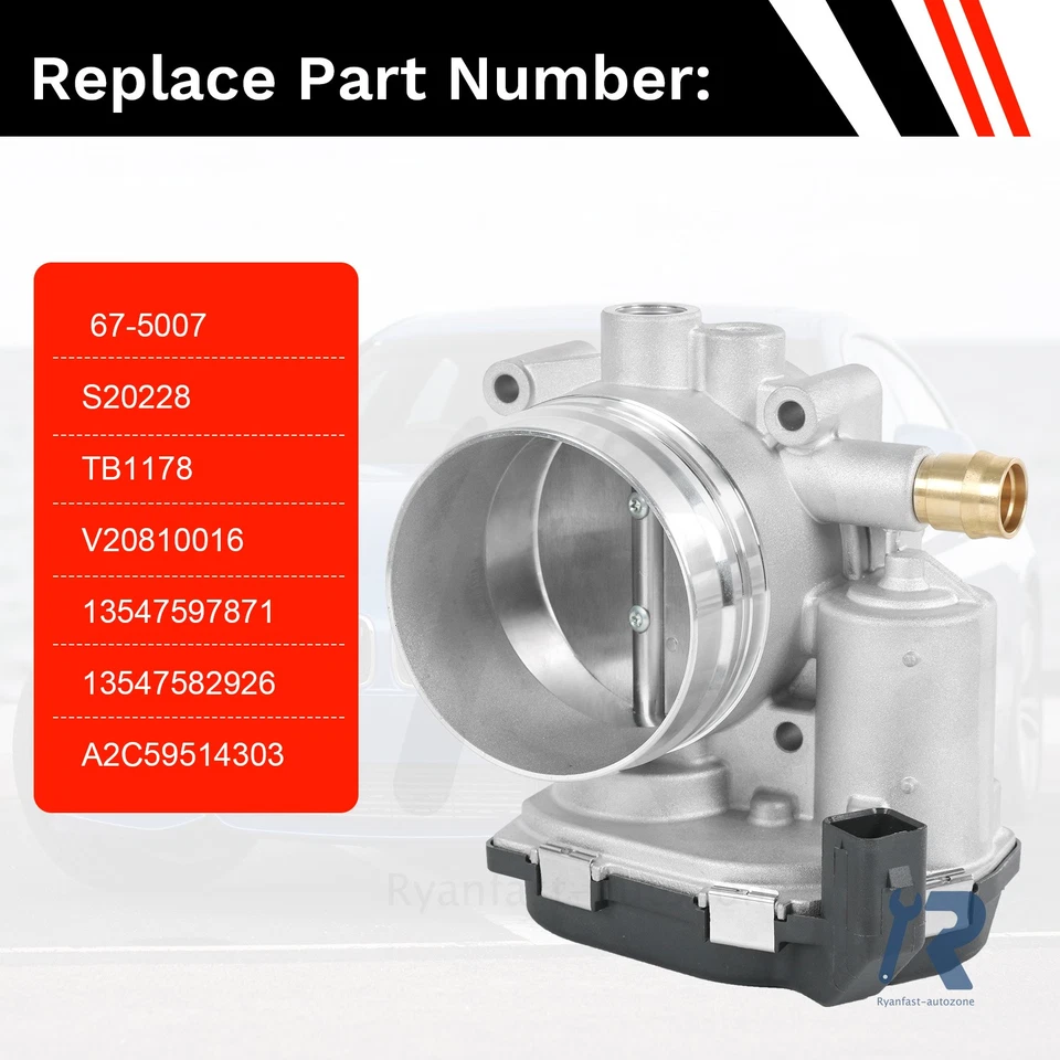  Cuerpo del acelerador apto para BMW 335i 11-15 X5 11-18 535i 11-16 X3 11-17 13547597871 Foto 3 de 4