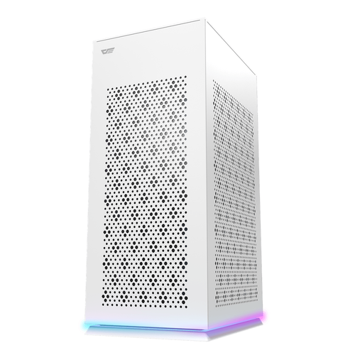 Darkflash DLH21 Mini-ITX Custodia PC Bianco ARGB