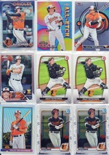 9- ADLEY RUTSCHMAN 2020-24 TOPPS PRISM/REFRACTOR & REFRACTOR/INSERT/ROOKIE CARDS
