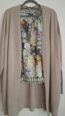 Cardigan von Ever Me (aus Tako), Größe L + Gerry Weber Bluse mit 3/4-Ärmeln