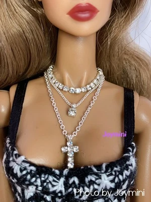 HANDMADE Necklace Set For Fashion Royalty Integrity Poppy Parker NuFace Doll Jewelry 1/6