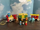 Vintage Fisher Price Little People Play Family Circus Train 991. VERY CLEAN