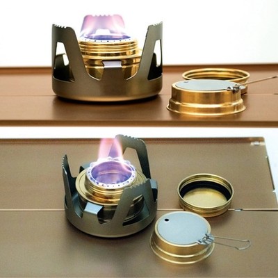 Outdoor Mini Portable Alcohol Stove Burner for Backpacking Hiking Camping Tool