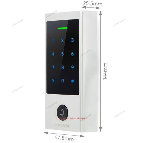 HOMSECUR Weatherproof IP66 APP WIFI Password RFID Access Control Anti-Tamper - Picture 5 of 13