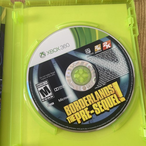 Borderlands Lot Microsoft Xbox 360 1 2 & Presequel Game Of The Year Bundle - Picture 13 of 14