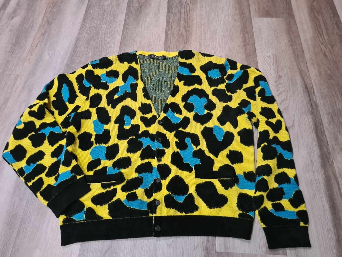 トップス vintage made in italyVERSACE cardigun ea Vintage Gianni Versace Womens Embroidered Cardigan Sweater