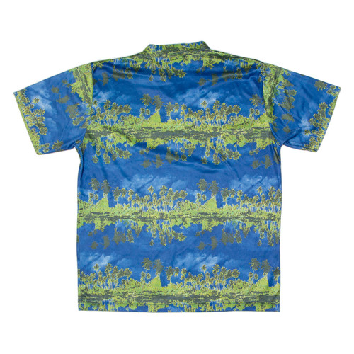 LGO LET'S GO Mens T-Shirt Blue V-Neck M - Picture 3 of 6