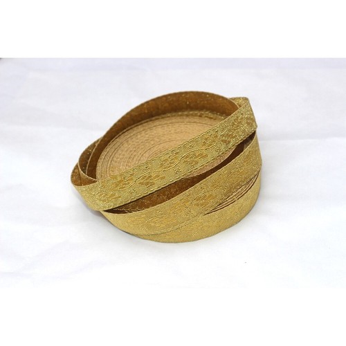 Paquete de 25 metros 25 mm Mylar hoja de roble trenzado dorado encaje para ejército, militar, disfraz - Imagen 6 de 8