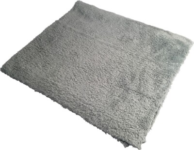 HWG  Auto-Poliertuch - Mikrofaser mit Nanosilber Technologie - Grau - 50x50 cm