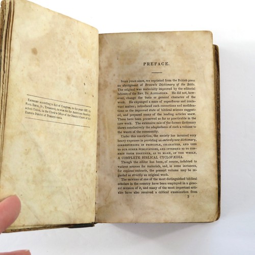 Union Bible Dictionary 1837 American Sunday School Union - Picture 9 of 14