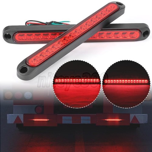LED Tail Lights UTE STOP Brake Turn Signal Indicators Reverse Slim Strip Trailer - Picture 3 of 53