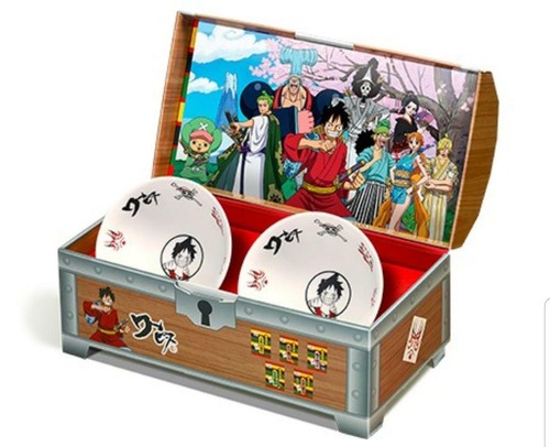 One Piece Treasure Chest Winning Item Set Of 2 Bowls Nagatanien Ebay
