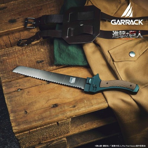 Garrack Attack on Titan x Seki City Ninja Damascus Chef Knife Collection - Picture 43 of 45