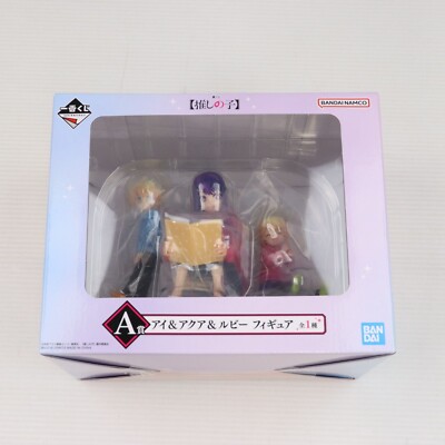 Oshi no Ko Ichiban Kuji Prize A Ai & Aqua & Ruby Figure Height 4.3 inch BANDAI