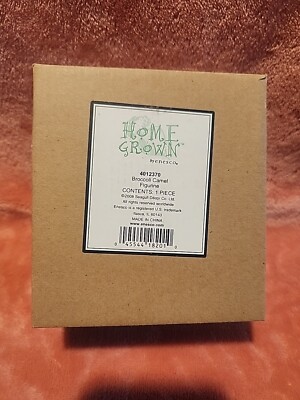 Home Grown Figurine Enesco Anthropomorphic Broccoli Camel 4'' Retired #4012370