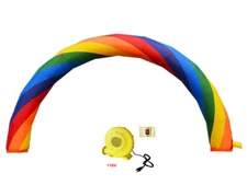 26x10ft/8x4m Inflatable Rainbow Advertising Arch with 110V Air Blower Outdoor US