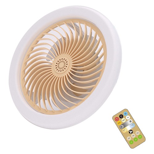E27 Ceiling Fan with Lights Enclosed Fan Light Electric Fan with Remote Control - Picture 18 of 18
