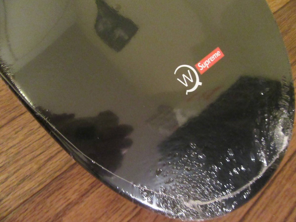 Supreme®/WTAPS® Sic'em! Skateboard Black Supreme Skateboard Deck WTAPS Sic'em! Black - The Valley Store