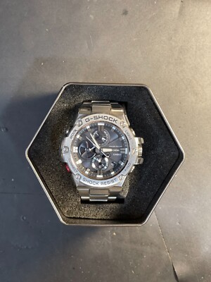 Casio G-SHOCK G-STEEL Men's Black Watch - GST-B100D-1A for sale