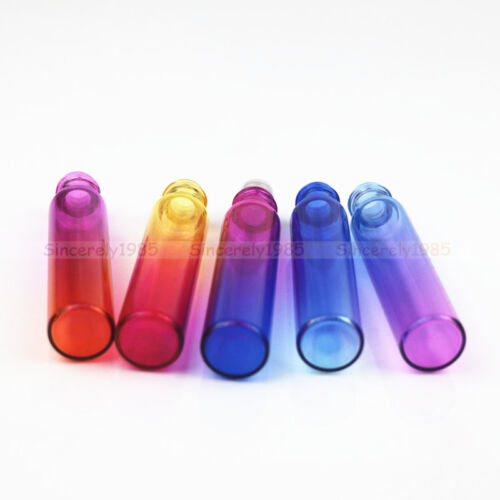 1x 100x 10 ml botellas rodantes de vidrio bola rodante para aceites de perfume esenciales viaje - Imagen 4 de 11