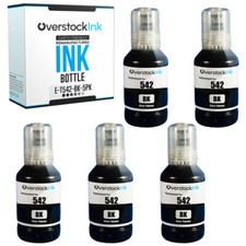 5PK Replacement for Epson T542120 542 Ink Bottle for WorkForce ST-C8000 ST-C8090