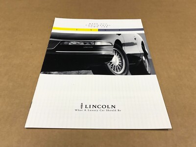 Vintage 1994 Lincoln Sales Brochure Mark VIII/Continental/Town Car salesman