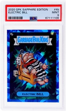 2020 Garbage Pail Kids Sapphire Edition Electric Bill #4b PSA 9