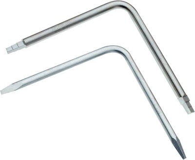 SUPERIOR TOOL 03850 Tapered Universal Faucet Wrench - 6" Tool For Square & Hex Faucet Seats