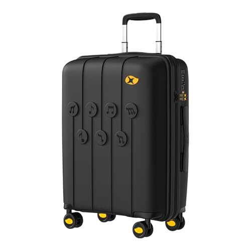 Carry on Luggage 22 X 14 X 9 Airline Approved Carry-On 20-Inch Jet Black