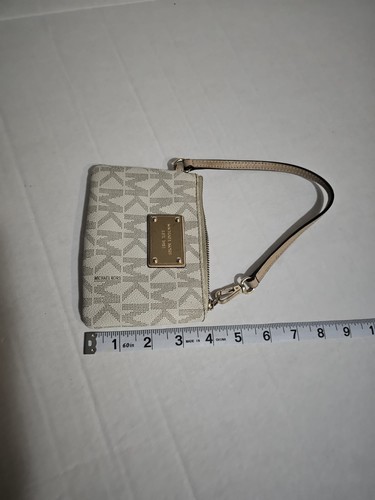 Michael Kors Lilly MD Tote Wallet Wristlet Womens One Size Beige Soft Leather - Picture 4 of 6
