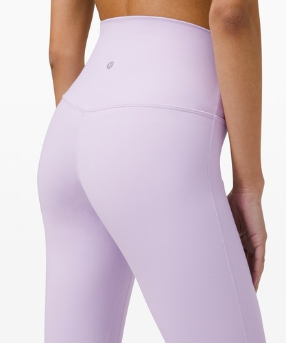 NWT Lululemon Align HR Pant 25''&28"~sz:2,4,6,10~Lavender Dew &Chrome&Ocean Air - 第 5/23 張圖片