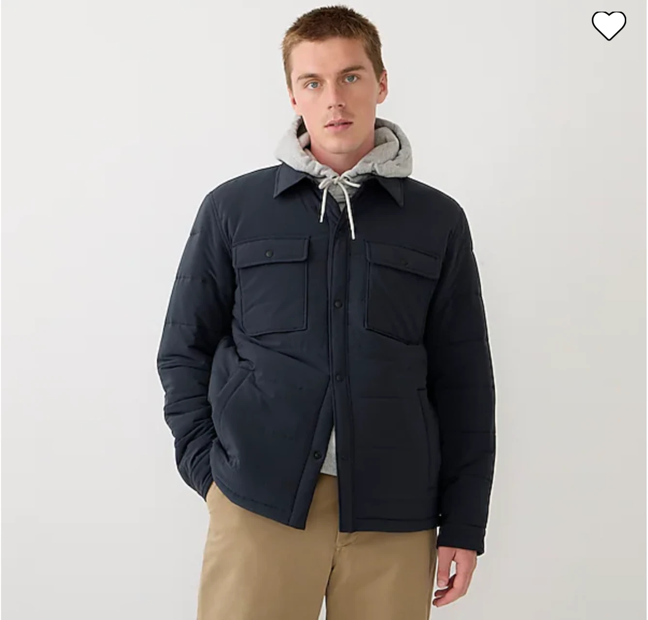 JCREW Eco Nordic shirt-jacket with PrimaLoft® Item BB040