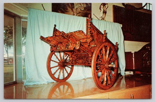 Postcard sicilian cart Pioneer Village, Lincoln, Nebraska