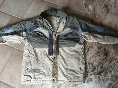 Thermo Jacke 164 Jungen von Formicula beige olivgrün Anorak Skijacke 