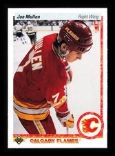 Joe Mullen 1990-91 Upper Deck Hockey NHL #252c Calgary Flames